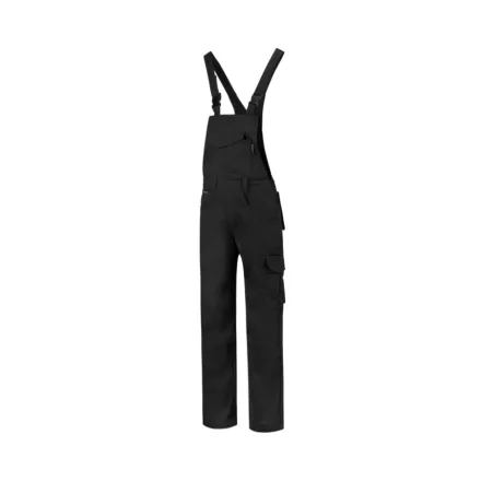 mlf_T66T115 Dungaree Overall Industrial kantáros munkanadrág unisex fekete L