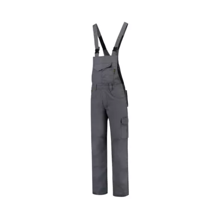 mlf_T66TB14 Dungaree Overall Industrial kantáros munkanadrág unisex convoy gray M
