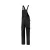 mlf_T67T144 Bib & Brace Twill Cordura kantáros munkanadrág unisex fekete 44