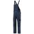 mlf_T67T250 Bib & Brace Twill Cordura kantáros munkanadrág unisex tengerészkék 50