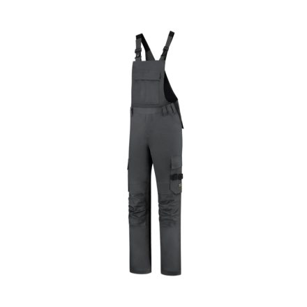 mlf_T67T444 Bib & Brace Twill Cordura kantáros munkanadrág unisex sötétszürke 44