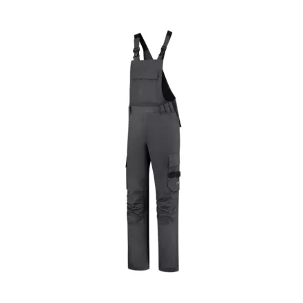 mlf_T67T450 Bib & Brace Twill Cordura kantáros munkanadrág unisex sötétszürke 50