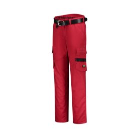   mlf_T70T734 Work Pants Twill Women munkanadrág női piros 34