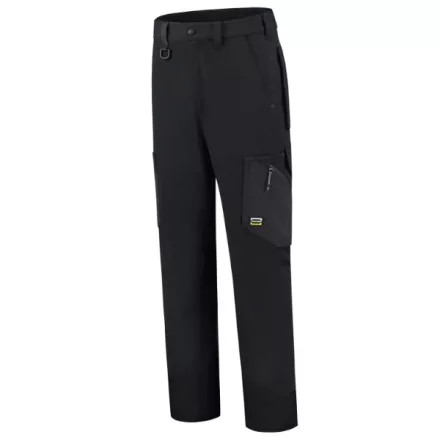 mlf_T77T148 Work Trousers 4-way Stretch munkanadrág unisex fekete 48