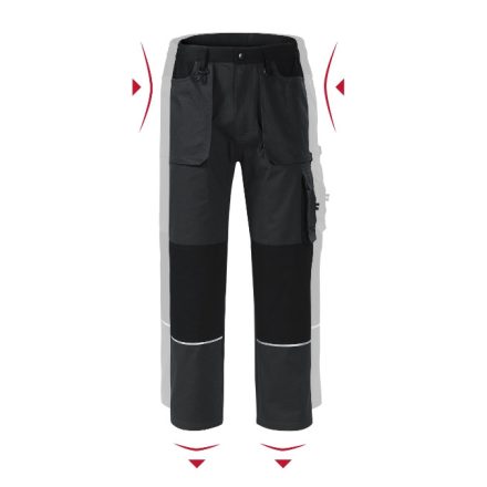 mlf_W0194R5 Woody munkanadrág férfi ébenszürke 52/54