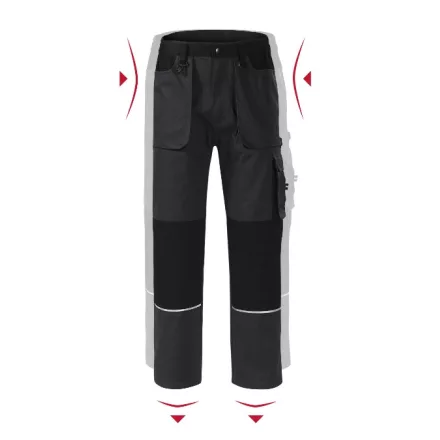 mlf_W0194R6 Woody munkanadrág férfi ébenszürke 56/58