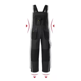   mlf_W0494R3 Ranger kantáros munkanadrág férfi ébenszürke 44/46