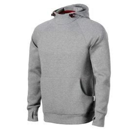   mlf_W431214 Vertex Hoodie felső férfi sötétszürke melírozott M