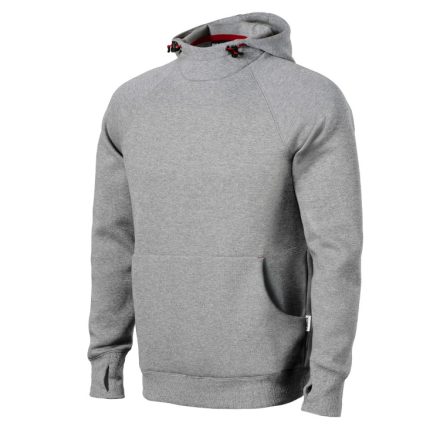 mlf_W431214 Vertex Hoodie felső férfi sötétszürke melírozott M