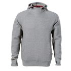 mlf_W431219 Vertex Hoodie felső férfi sötétszürke melírozott 4XL