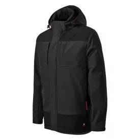   mlf_W559416 Vertex téli softshell kabát férfi ébenszürke XL