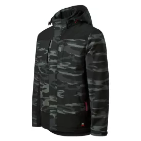   mlf_W56C213 Vertex Camo téli softshell kabát férfi camouflage dark gray S