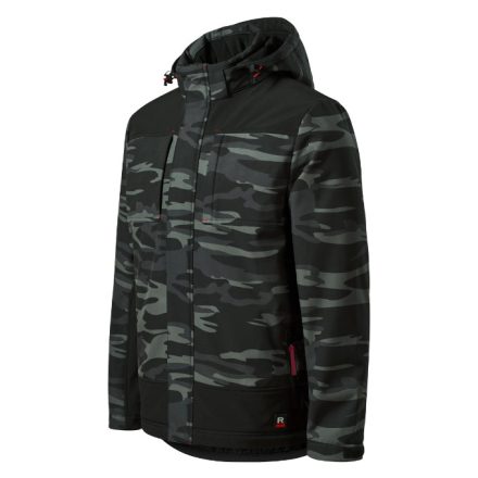 mlf_W56C213 Vertex Camo téli softshell kabát férfi camouflage dark gray S