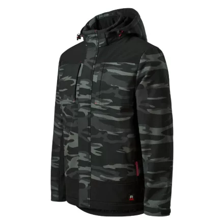 mlf_W56C216 Vertex Camo téli softshell kabát férfi camouflage dark gray XL