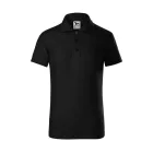 Pique Polo galléros póló gyerek fekete 110 cm/4 éves