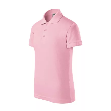 Pique Polo galléros póló gyerek rózsaszín 122 cm/6 éves