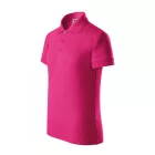 Pique Polo galléros póló gyerek bíborszín 158 cm/12 éves