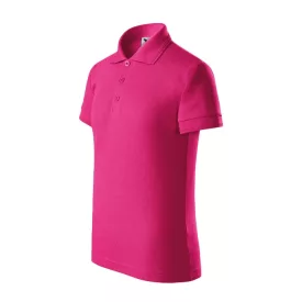   Pique Polo galléros póló gyerek bíborszín 158 cm/12 éves