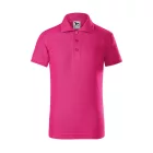 Pique Polo galléros póló gyerek bíborszín 158 cm/12 éves