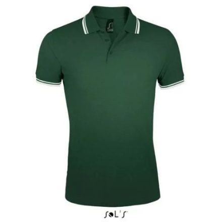 so00577fo-wh-xl, SOL'S PASADENA (SO00577) rövid ujjú férfi galléros póló, oldavarrott testhez