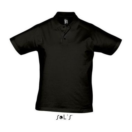 so11377dbl-3xl, SOL'S PRESCOTT (SO11377) rövid ujjú férfi galléros póló, oldalvarrott,