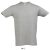 so11380gm-s, SOL'S REGENT (SO11380) nyári rövid ujjú uniszex póló, környakas körkötött, Szürke