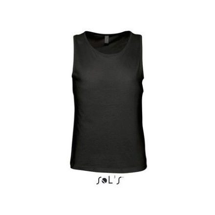so11465dbl-2xl, SOL'S JUSTIN (SO11465) nyári ujjatlan férfi póló, környakas körkötött,