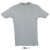 so11500gm-s, SOL'S IMPERIAL (SO11500) nyári rövid ujjú férfi póló, környakas körkötött, Szürke