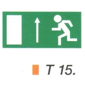 Menekülési út fölfelé, ajtó balra t 15