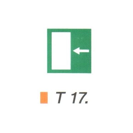 Vészkijárat balra t 17
