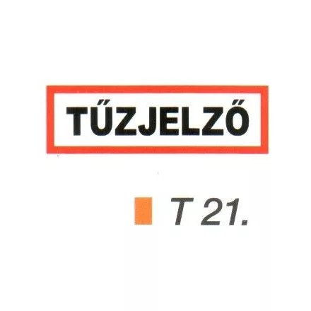 Tüzjelzö piktogram t 21.