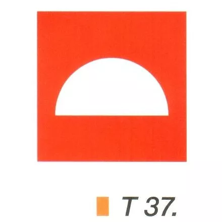 Tüzjelzö helyét jelölö tábla t 37.