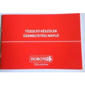 Tüzoltó készülék üzemeltetési napló TK39