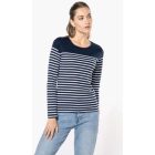 utt_KA386swn-s Kariban KA386 NŐI HOSSZÚ UJJÚ BRETON CSÍKOS FELSŐ S