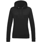 utt_awjh001fjbk-xs Just Hoods AWJH001F WOMEN'S COLLEGE HOODIE XS