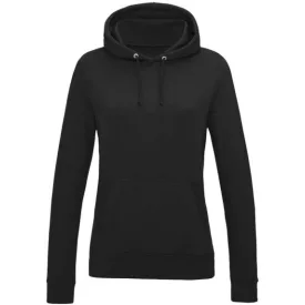   utt_awjh001fjbk-xs Just Hoods AWJH001F WOMEN'S COLLEGE HOODIE XS