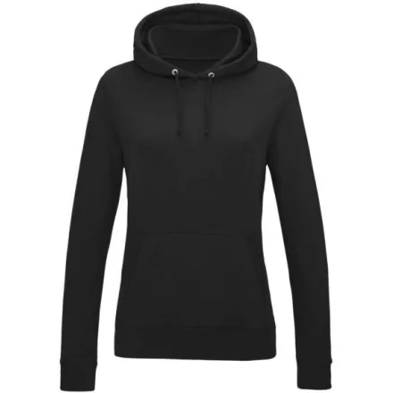utt_awjh001fjbk-xs Just Hoods AWJH001F WOMEN'S COLLEGE HOODIE XS