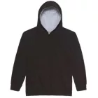 utt_awjh003jjb-hgr-5-6 Just Hoods AWJH003J KIDS VARSITY HOODIE 5/6