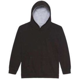   utt_awjh003jjb-hgr-5-6 Just Hoods AWJH003J KIDS VARSITY HOODIE 5/6