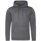utt_awjh006stg-s Just Hoods AWJH006 SPORTS POLYESTER HOODIE S