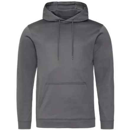 utt_awjh006stg-s Just Hoods AWJH006 SPORTS POLYESTER HOODIE S