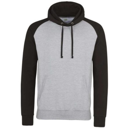 utt_awjh009hgr-jb-s Just Hoods AWJH009 BASEBALL HOODIE S