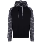 utt_awjh009sbl-blc-l Just Hoods AWJH009 BASEBALL HOODIE L