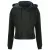 utt_awjh016jbk-m Just Hoods AWJH016 WOMEN'S CROPPED HOODIE M