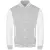 utt_awjh043hgr-wh-s Just Hoods AWJH043 VARSITY JACKET S