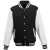 utt_awjh043jb-wh-xl Just Hoods AWJH043 VARSITY JACKET XL