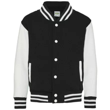 utt_awjh043jjb-wh-3-4 Just Hoods AWJH043J KIDS VARSITY JACKET 3/4