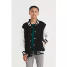 utt_awjh043jjb-wh-3-4 Just Hoods AWJH043J KIDS VARSITY JACKET 3/4