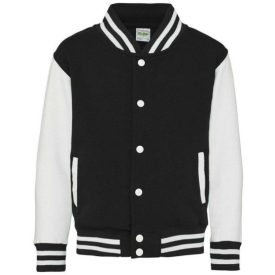   utt_awjh043jjb-wh-5-6 Just Hoods AWJH043J KIDS VARSITY JACKET 5/6