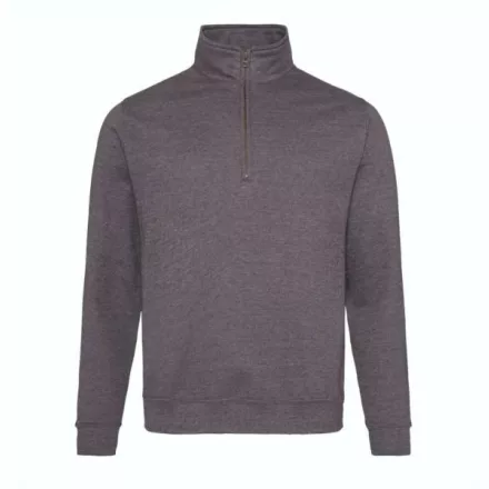 utt_awjh046ch-2xl Just Hoods AWJH046 SOPHOMORE 1/4 ZIP SWEAT 2XL